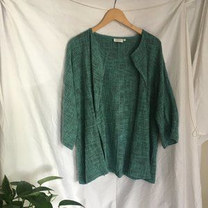 Masai jacket, NWOT, green & grey, size L